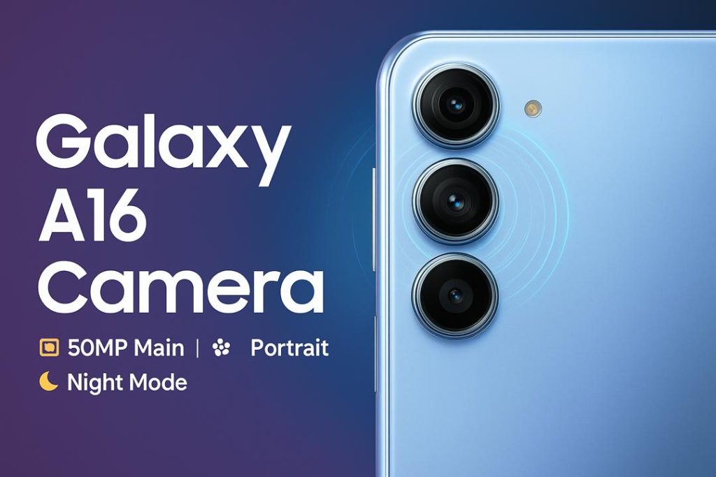 بررسي دوربين گوشي A16